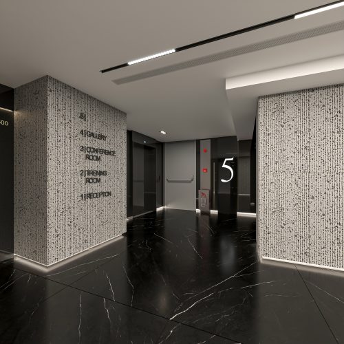 Corridor of Hass Towers, Royal Atlantis, Kish