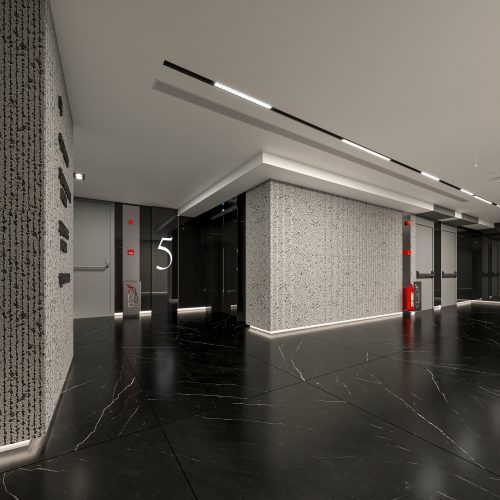 Corridor of Hass Towers, Royal Atlantis, Kish