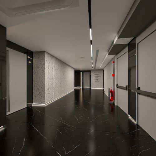 Corridor of Hass Towers, Royal Atlantis, Kish